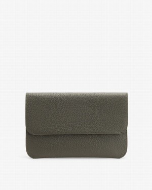 Kopertówki Damskie Cuyana System Flap Ciemny Zielone | YGV3610MQ