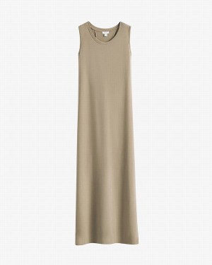Sukienka Damskie Cuyana Drape-Back Zielone | YXZ2217FP