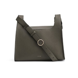 Torby Przez Ramię Damskie Cuyana Double Loop Ciemny Zielone | QSE6122AN