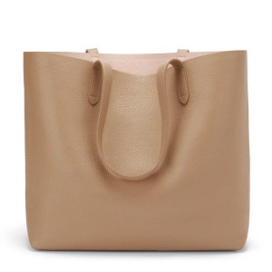 Torby Tote Damskie Cuyana Klasyczne Structured Skórzane Khaki | BMD268AU