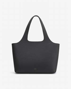 Torby Tote Damskie Cuyana System Czarne | WHY9076OA
