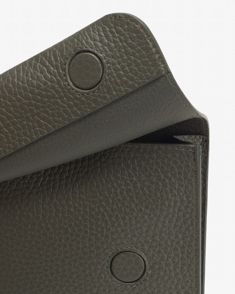 Kopertówki Damskie Cuyana System Flap Ciemny Zielone | YGV3610MQ