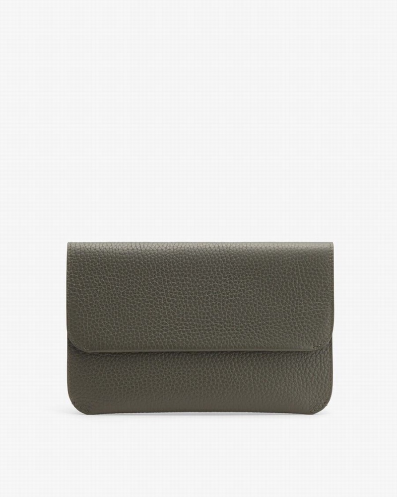 Kopertówki Damskie Cuyana System Flap Ciemny Zielone | YGV3610MQ