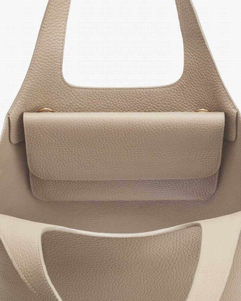 Kopertówki Damskie Cuyana System Flap Szare | GMZ2620LU