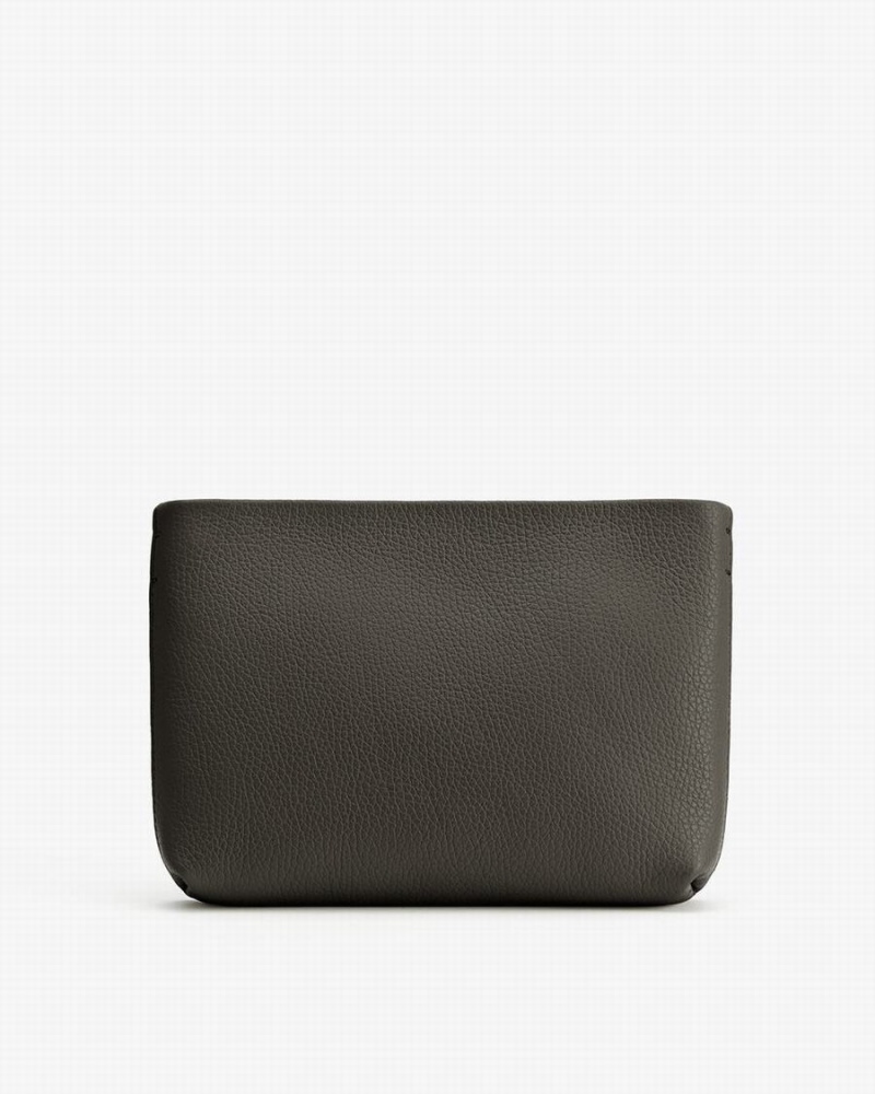 Pouches Damskie Cuyana Mini Zamkiem Ciemny Zielone | FMB5358LP