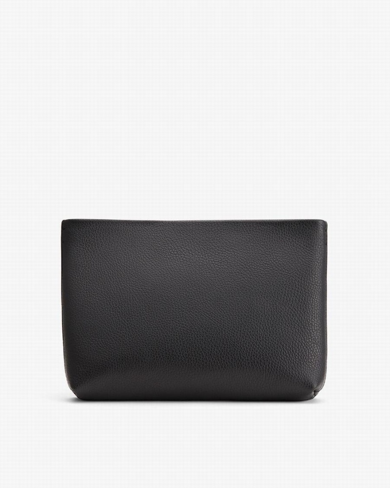 Pouches Damskie Cuyana Small Zamkiem Czarne | NIC5821XC