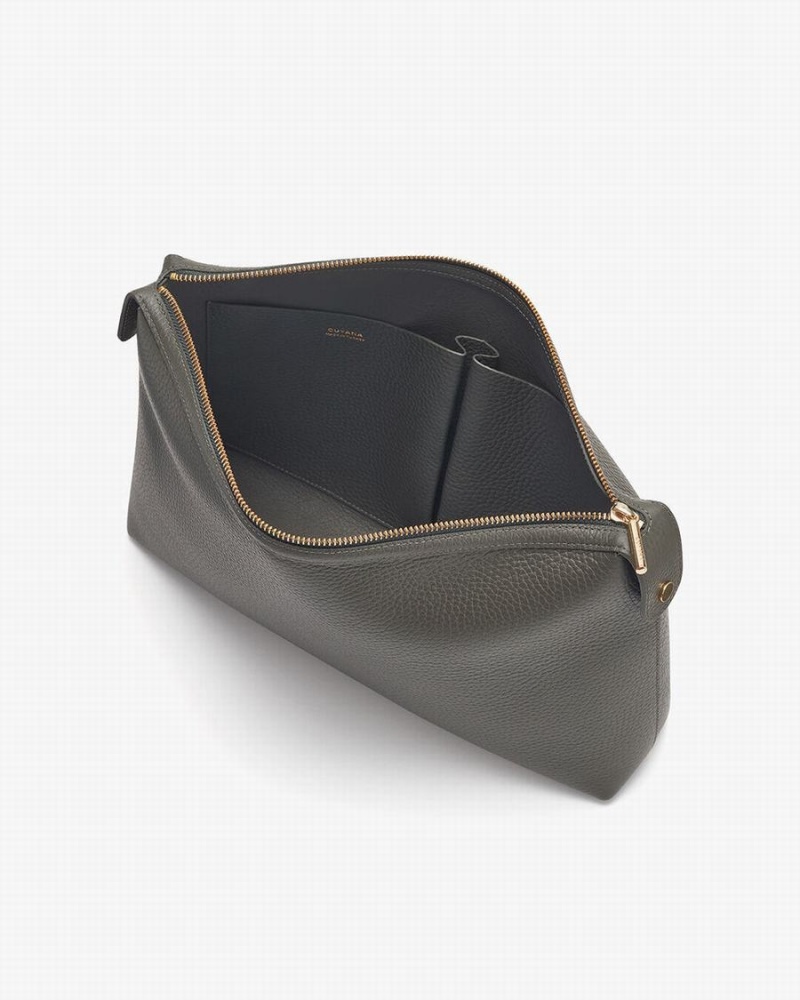 Pouches Damskie Cuyana System Insert Ciemny Zielone | RPU3145MM
