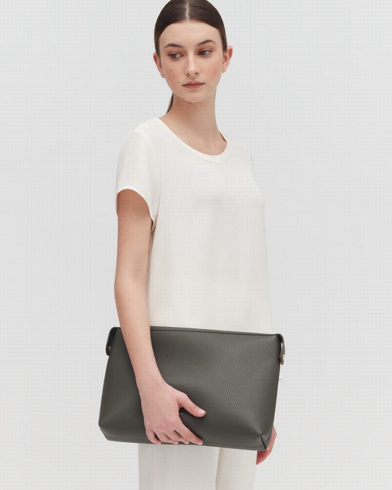Pouches Damskie Cuyana System Insert Ciemny Zielone | RPU3145MM