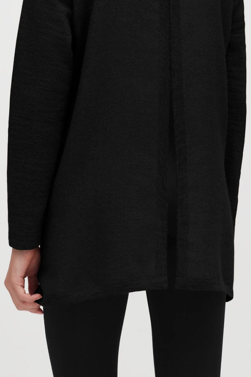 Swetry Damskie Cuyana Alpaca Open-Back Turtleneck Czarne | OGY5032XC