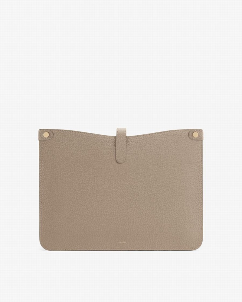 Torby Na Laptopa Damskie Cuyana System Szare | QIB4871ZS