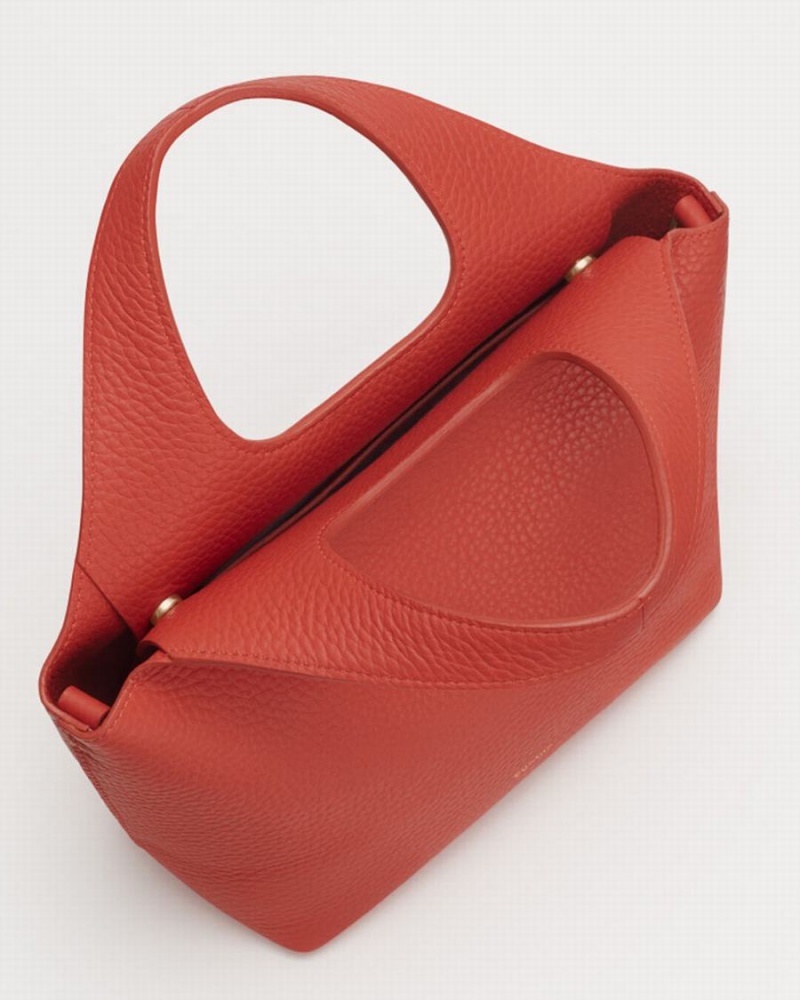 Torby Tote Damskie Cuyana Mini System Ciemny Koralowe | LWT5543YI