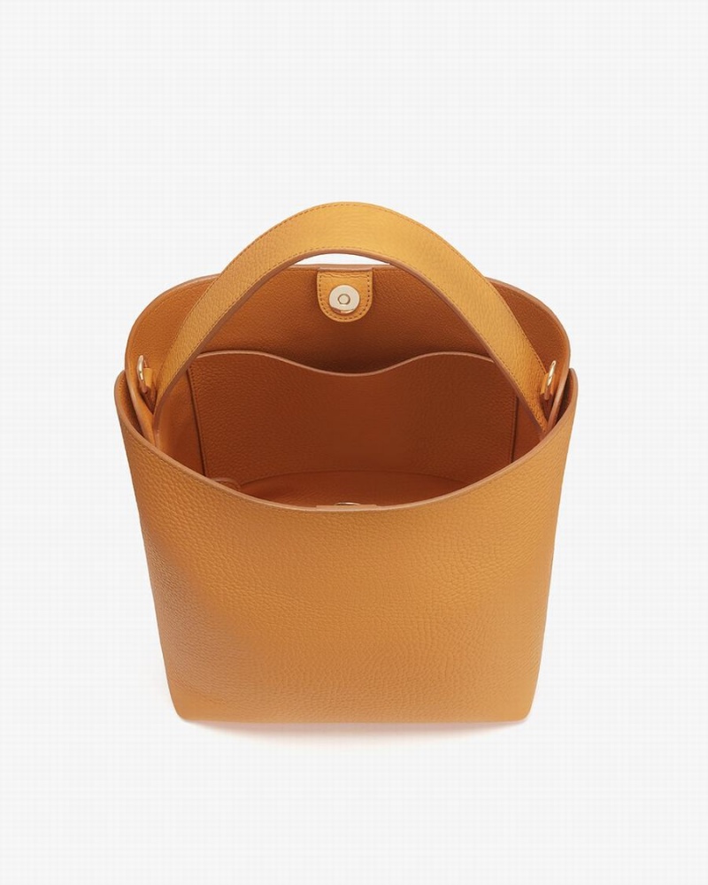 Torebka Bucket Bag Damskie Cuyana Linea Żółte | DRS1499DX